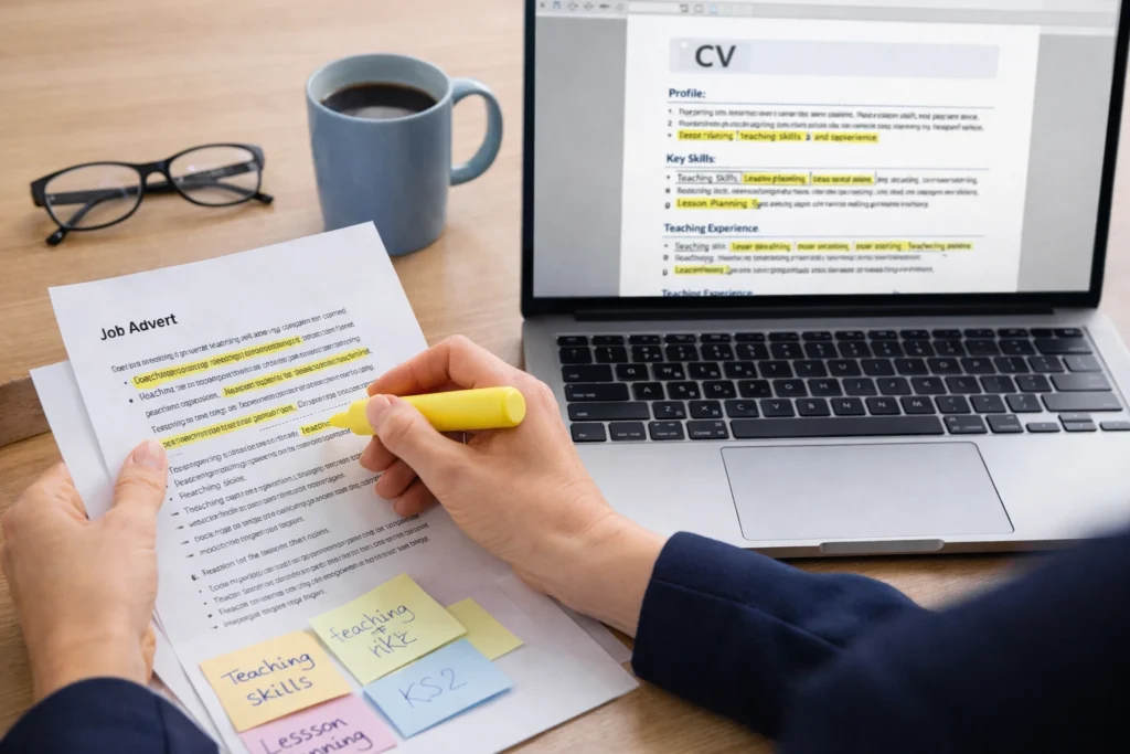 Tailor Your Teacher CV to the Job Advert