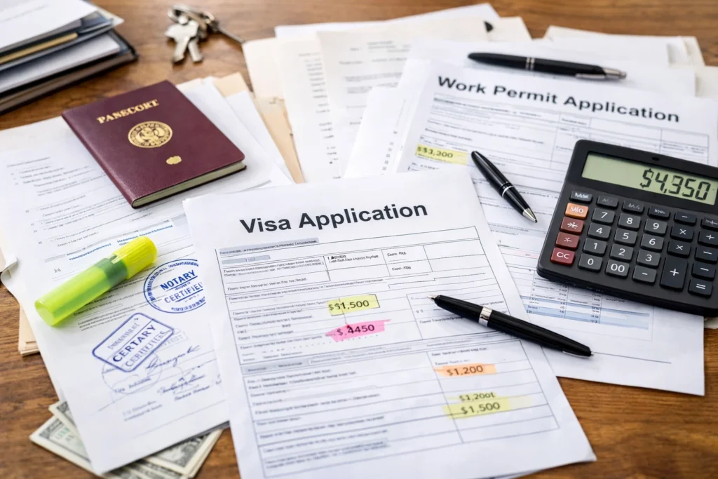 Visa and Work Permit Expenses Add Up Fast
