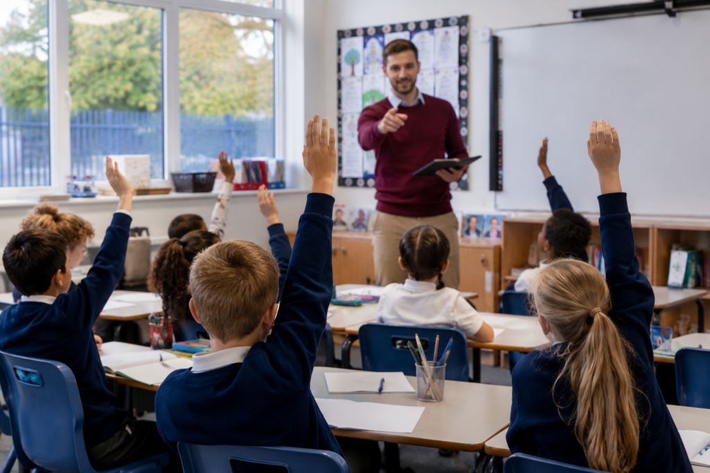UK classroom lesson