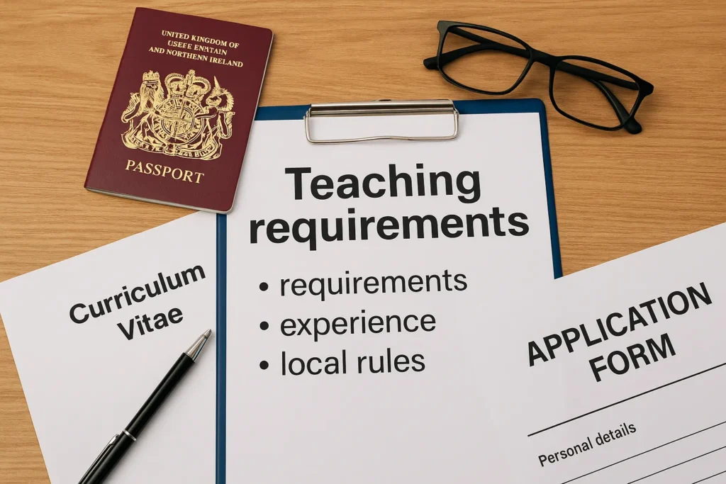 What Non-UK Teachers Need to Start Teaching in the UK
