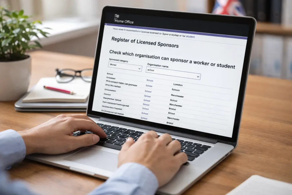 Finding Schools That Sponsor Non-UK Citizens